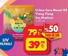 URBAN CARE MONOİ OİL & YLANG YLANG SAÇ MASKESİ 50 ML URBAN CARE MONOİ OİL & YLANG YLANG SAÇ MASKESİ 50 ML